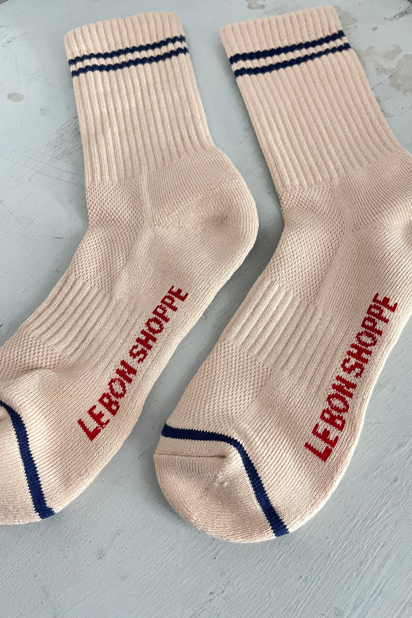 Le Bon Shoppe Boyfriend Cashew Socks - The Mercantile London