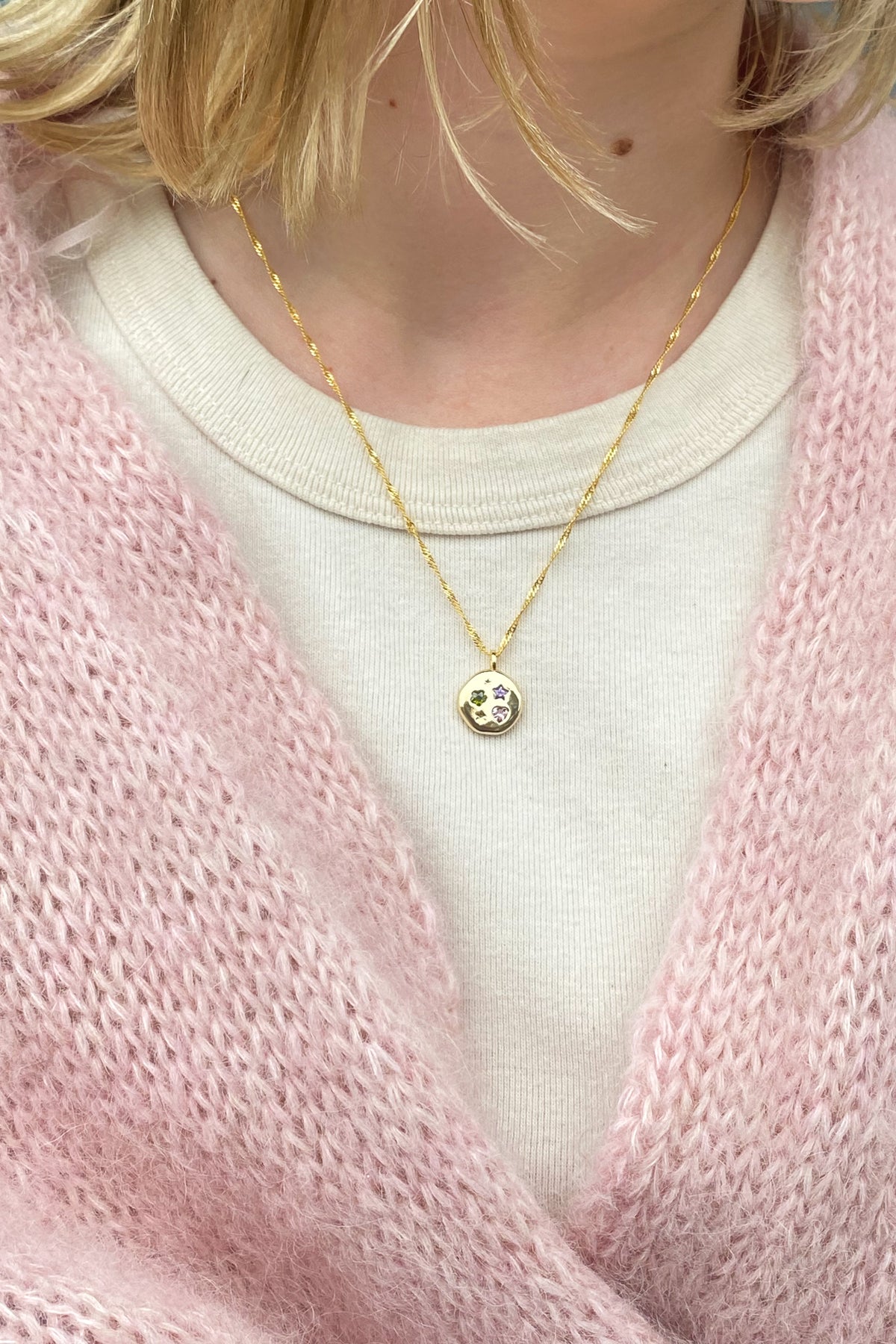 JJ Dreams Disc Necklace - The Mercantile London