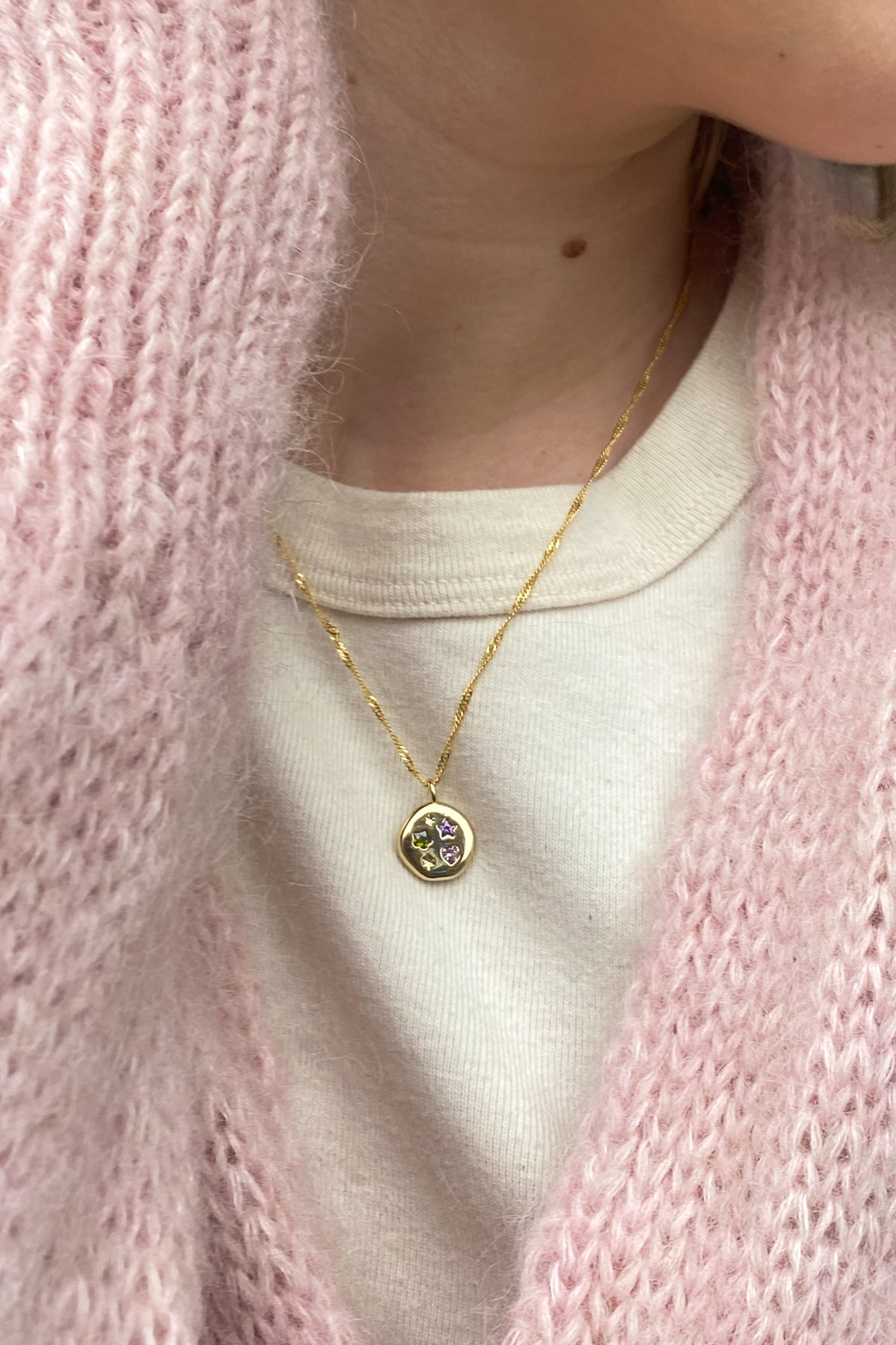 JJ Dreams Disc Necklace - The Mercantile London