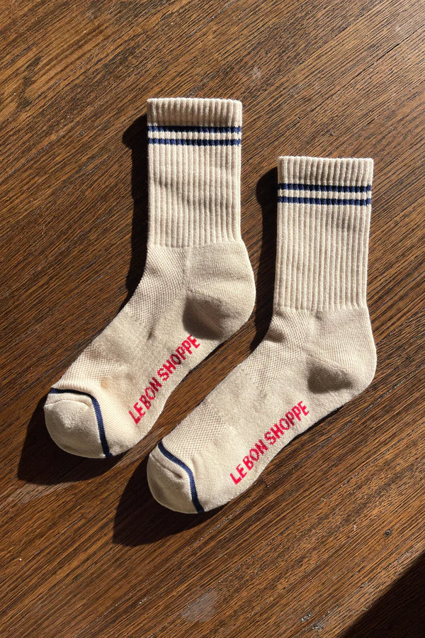 Le Bon Shoppe Boyfriend Cashew Socks - The Mercantile London