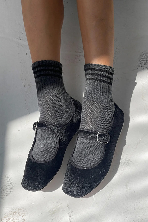 Le Bon Shoppe Girlfriend Soot Socks - The Mercantile London