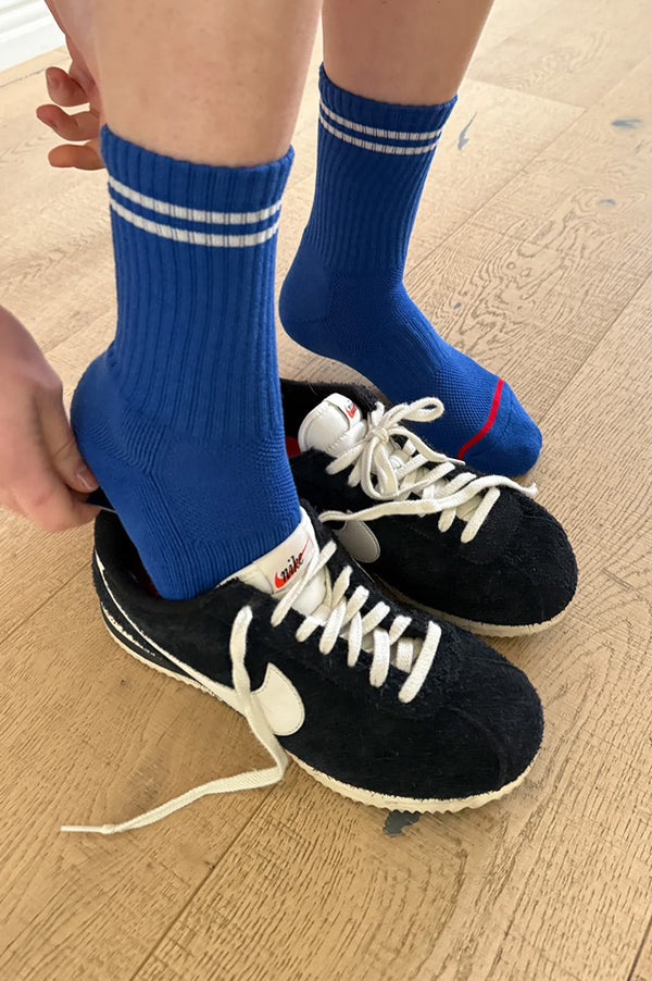 Le Bon Shoppe Boyfriend Cobalt Socks - The Mercantile London