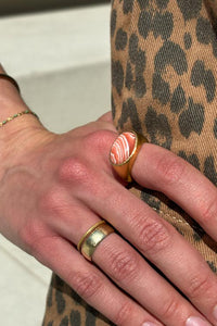 Shyla Serifos Rhodochrosite Ring - The Mercantile London