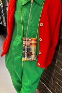 Howlin Magic Shaggy Bear Tropical Madras Pouch - The Mercantile London