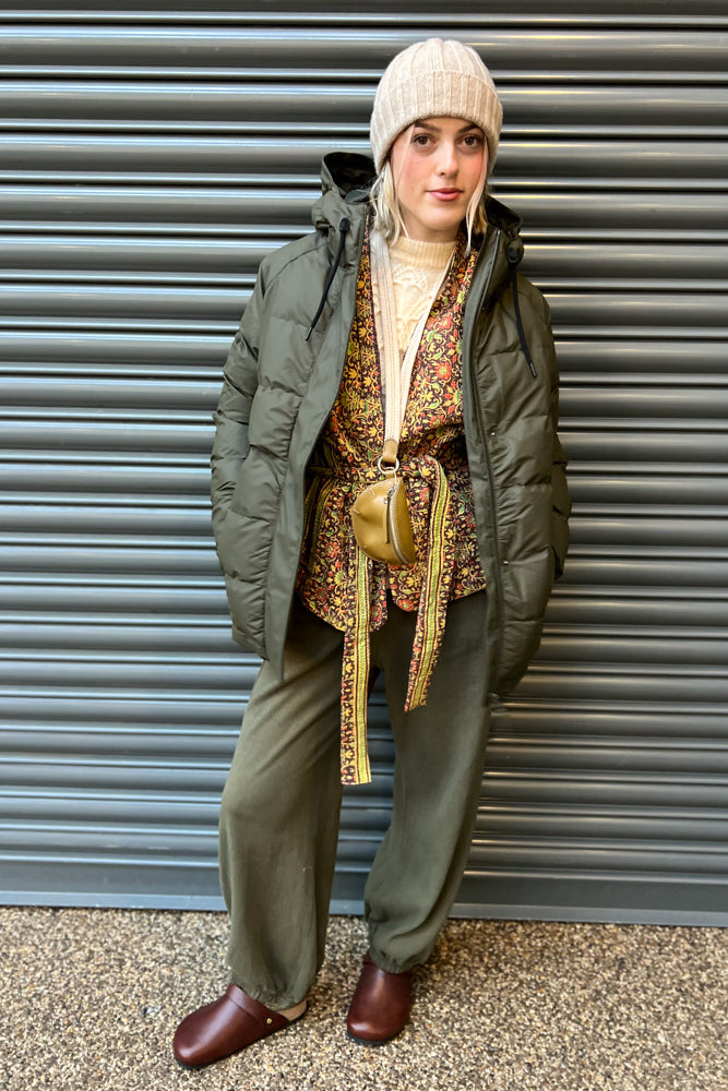 Le Bon Shoppe Balloon Olive Green Pants - The Mercantile London