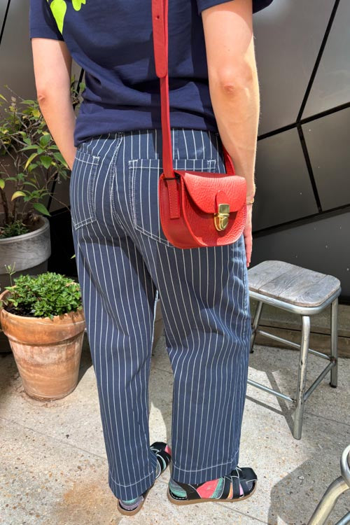 Kate Sheridan Redcurrant Mini Telegram Bag - The Mercantile London