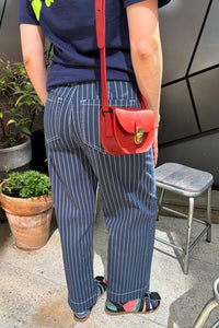 Kate Sheridan Redcurrant Mini Telegram Bag - The Mercantile London