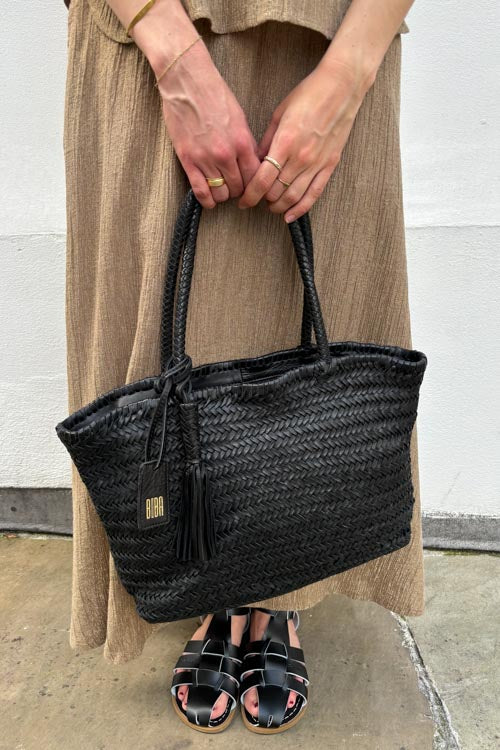 Biba Perkins Black Bag - The Mercantile London