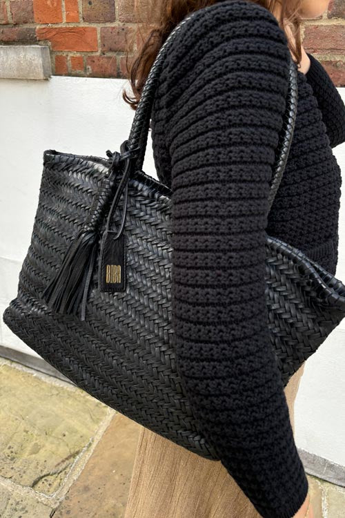 Biba Perkins Black Bag - The Mercantile London