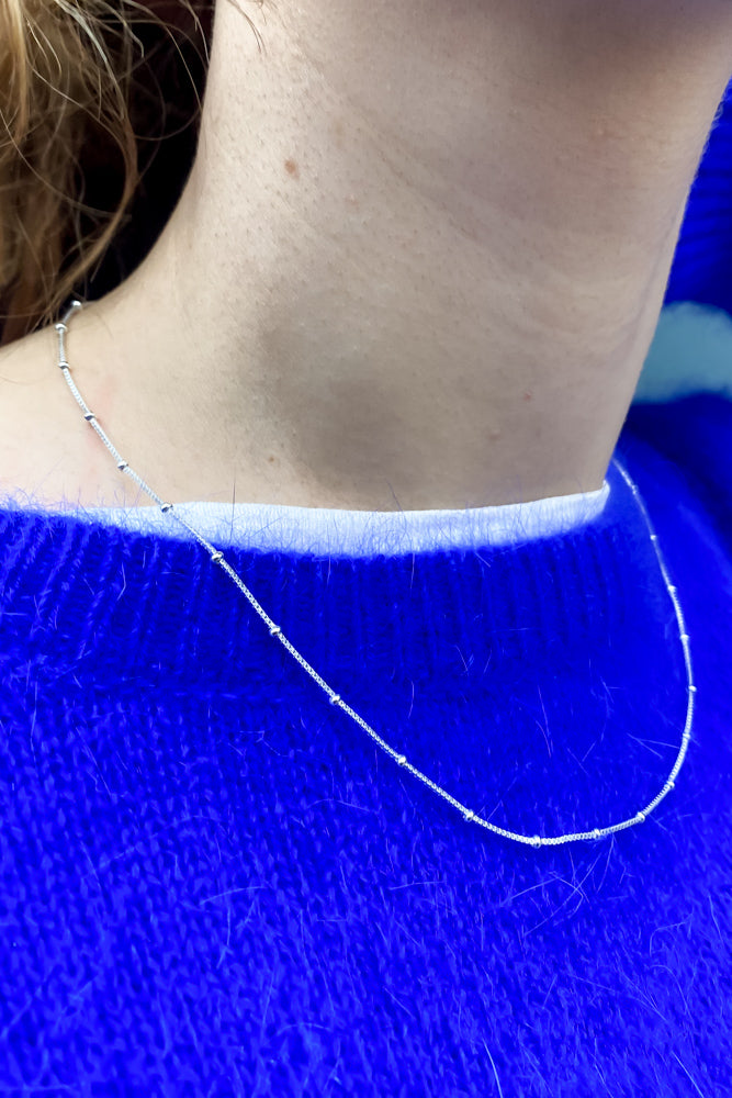 Mundy Satellite Silver Necklace - The Mercantile London