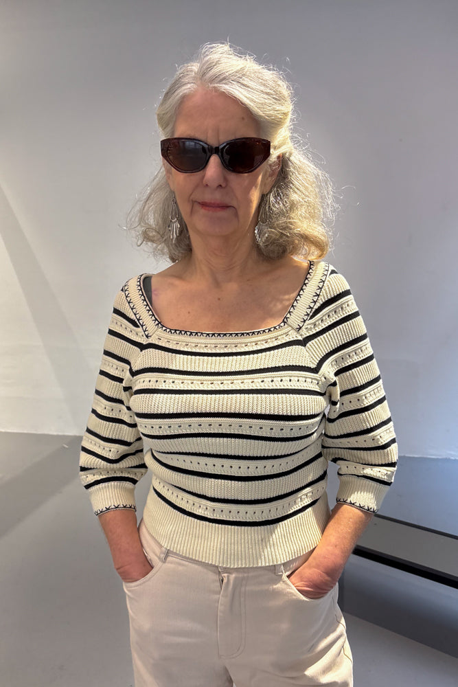 Suncoo Patrici Creme Pullover - The Mercantile London