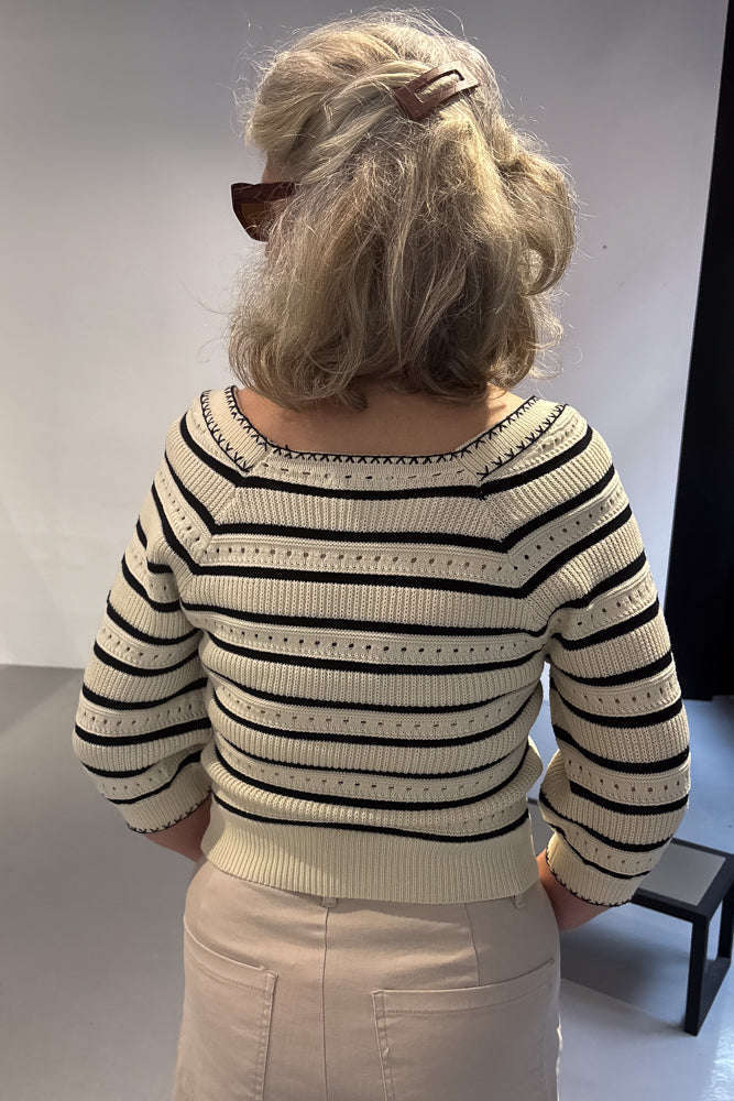 Suncoo Patrici Creme Pullover - The Mercantile London