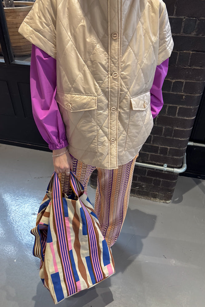 Project AJ117 Nalo Pink Tint Waistcoat - The Mercantile London