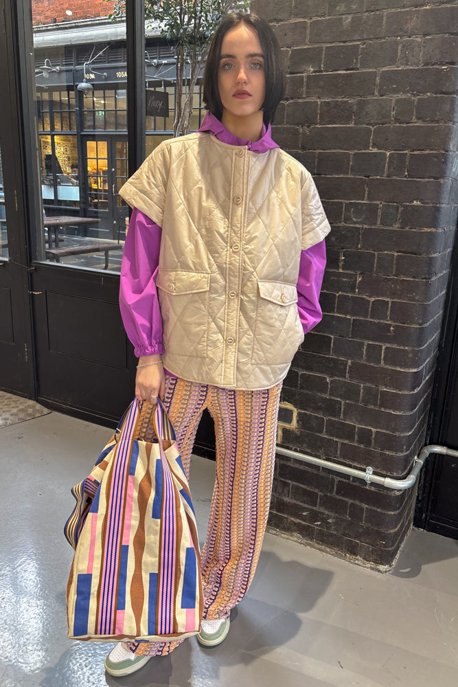 Project AJ117 Nalo Pink Tint Waistcoat - The Mercantile London