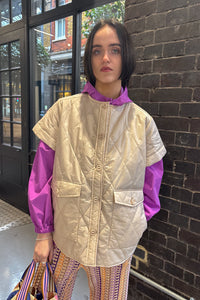 Project AJ117 Nalo Pink Tint Waistcoat - The Mercantile London