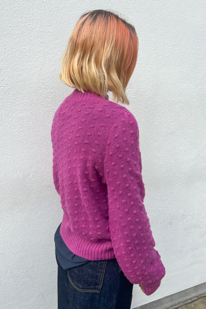 Numph Tilly Wild Aster Pullover - The Mercantile London