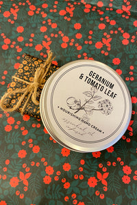 Norfolk Natural Living 100ml Geranium & Tomato Leaf Hand Cream Tin - The Mercantile London
