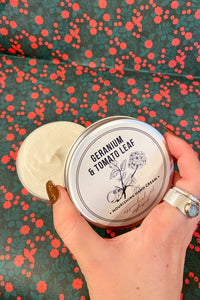 Norfolk Natural Living 100ml Geranium & Tomato Leaf Hand Cream Tin - The Mercantile London