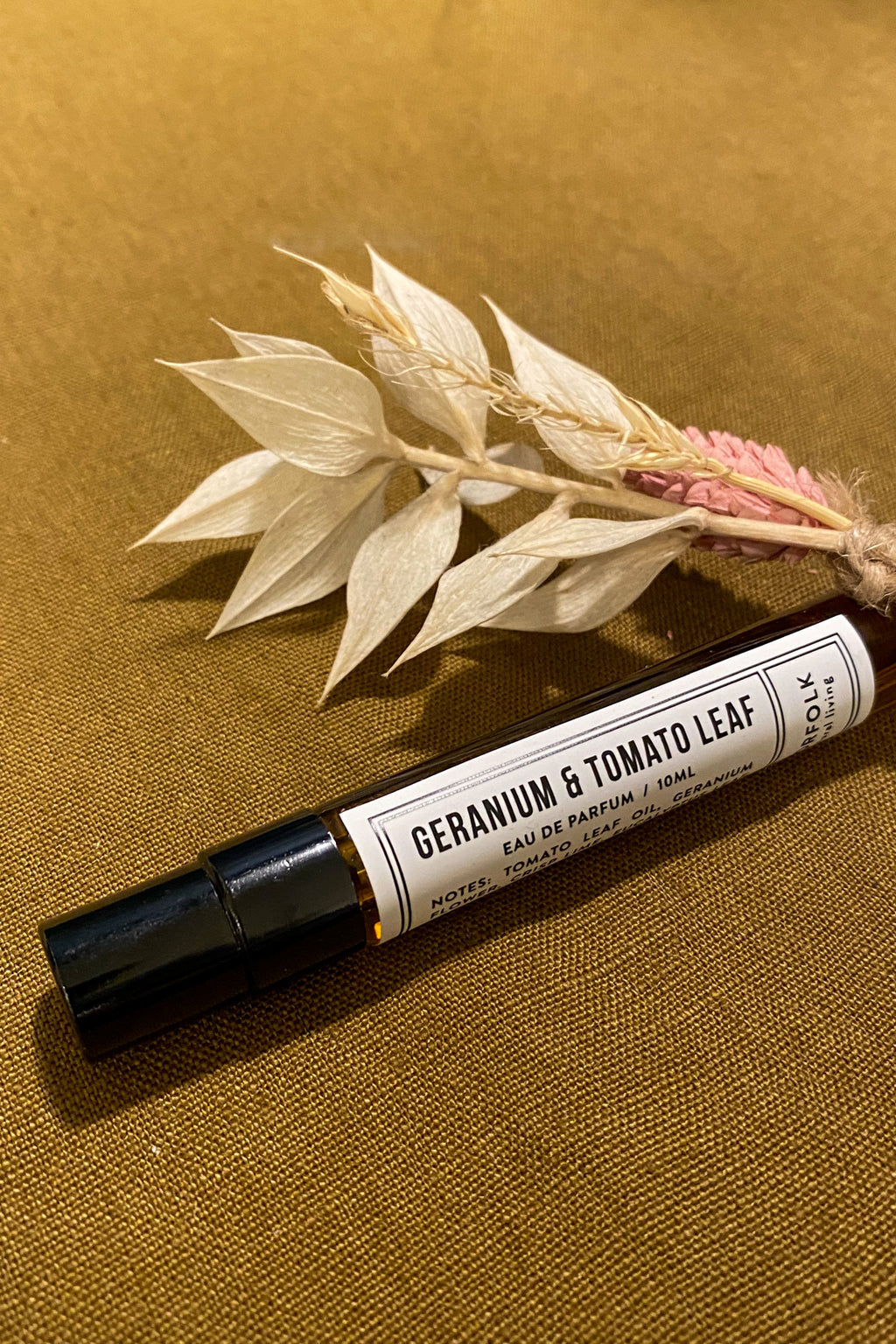 Norfolk Natural Living Parfum - Geranium & Tomato 10ml - The Mercantile London