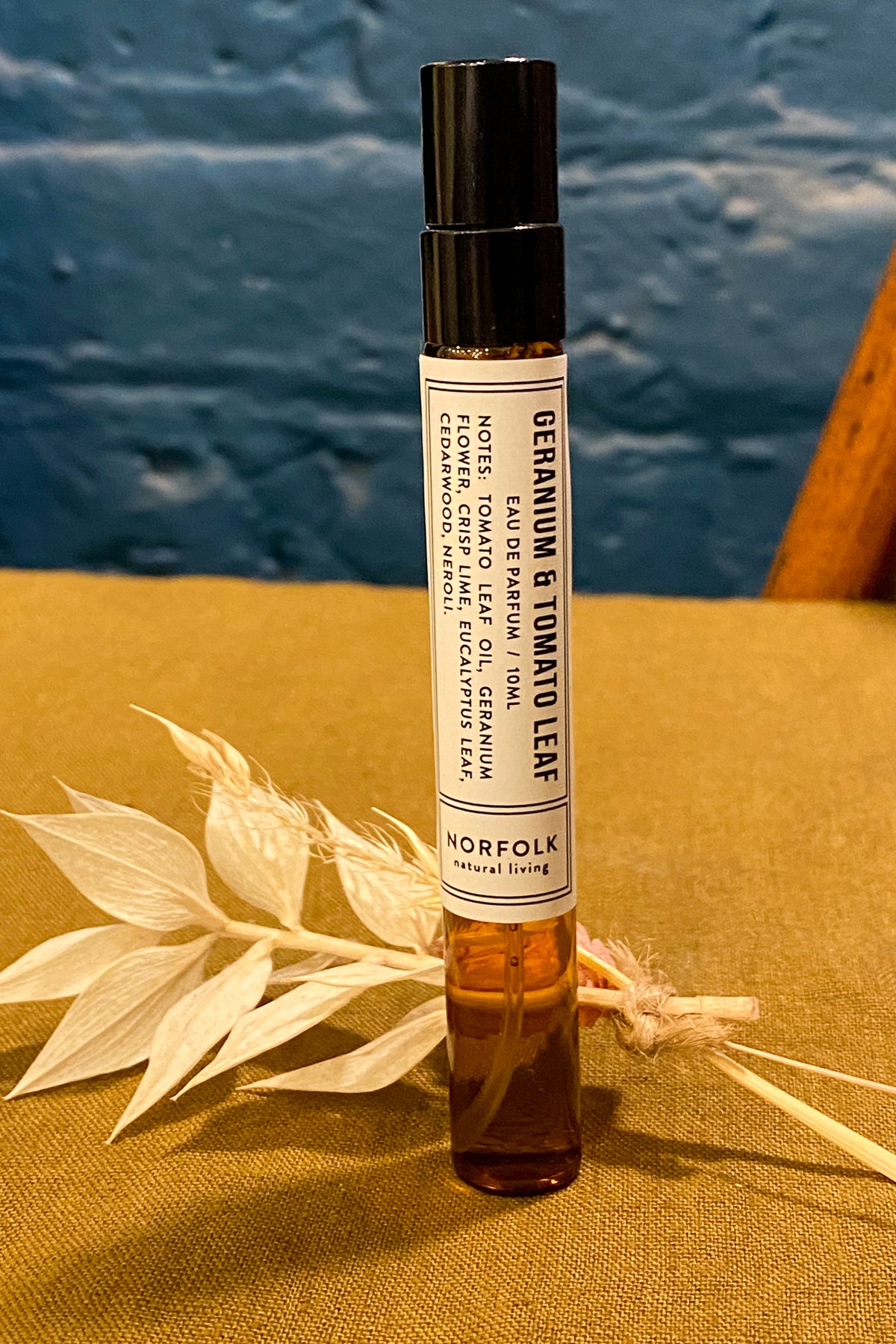 Norfolk Natural Living Parfum - Geranium & Tomato 10ml - The Mercantile London