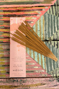 MÆGEN Rose Petal Incense Sticks - The Mercantile London