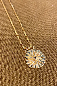 Une A Une Horus Medallion Necklace - The Mercantile London