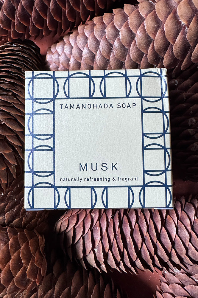Tamanohada Musk Round Soap - The Mercantile London