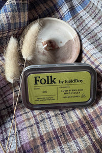 FieldDay Kin Folk Tin of Incense Cones - The Mercantile London