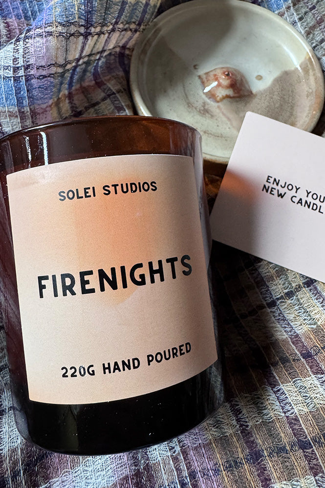 Solei Studios Firenights Candle - The Mercantile London