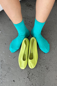 Le Bon Shoppe Her Turquoise Socks - The Mercantile London