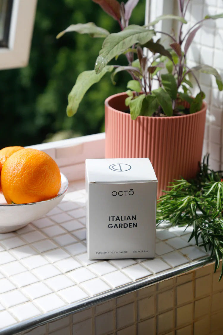 Octo London Italian Garden (Orange, Sage, Rosemary) Candle - The Mercantile London
