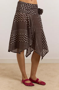 Damson Madder Parker Sash Skirt - The Mercantile London