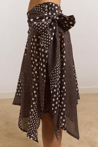 Damson Madder Parker Sash Skirt - The Mercantile London
