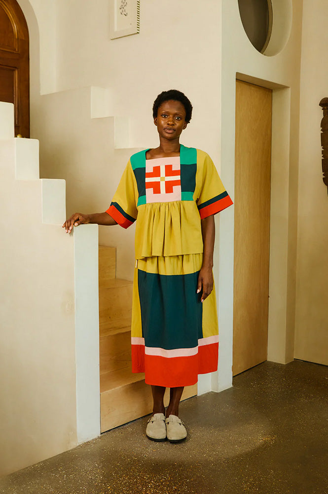 L.F Markey Vince Mustard Skirt - The Mercantile London