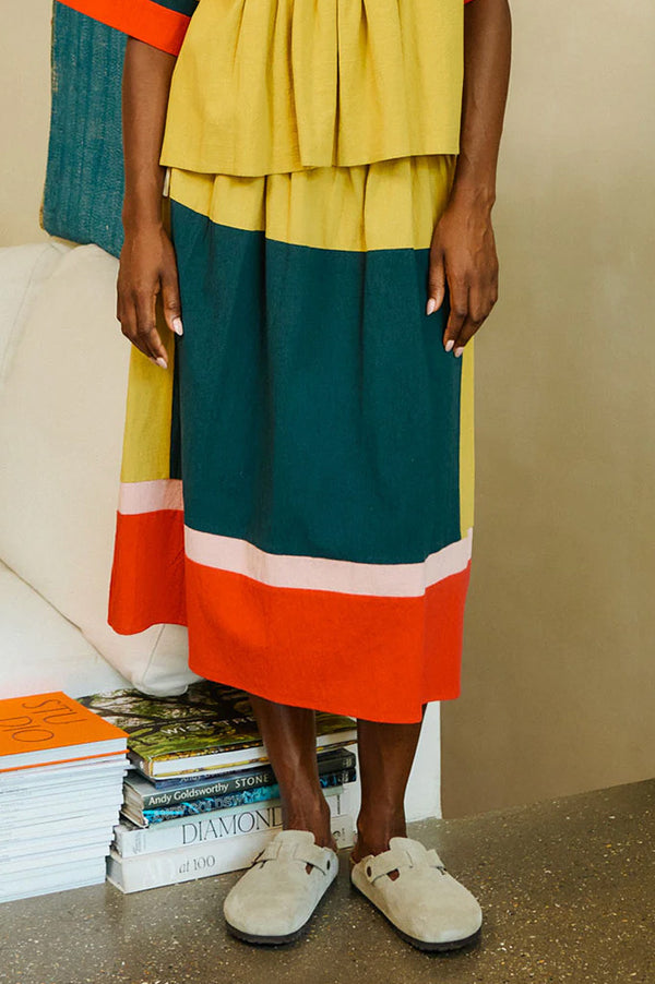 L.F Markey Vince Mustard Skirt - The Mercantile London