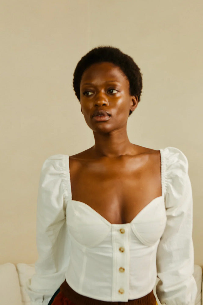 L.F Markey Eade White Top - The Mercantile London