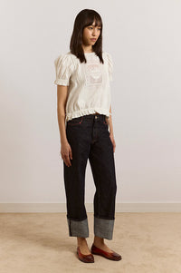 Damson Madder Mabel Vintage White Lace Blouse - The Mercantile London