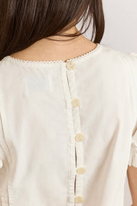 Damson Madder Mabel Vintage White Lace Blouse - The Mercantile London
