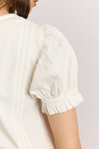 Damson Madder Mabel Vintage White Lace Blouse - The Mercantile London