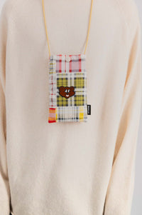 Howlin Magic Shaggy Bear Tropical Madras Pouch - The Mercantile London