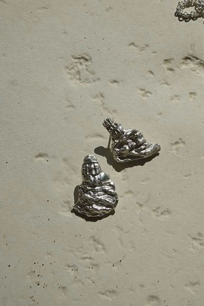 Shyla Malten Silver Earrings - The Mercantile London