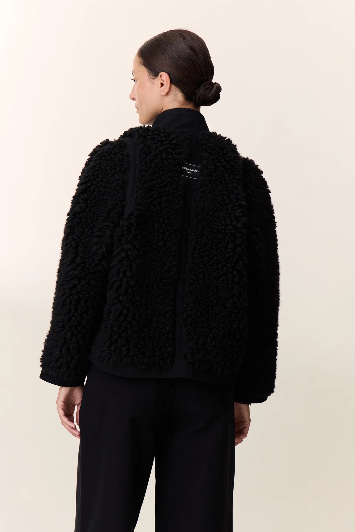 Leon & Harper Vyvian Black Coat - The Mercantile London