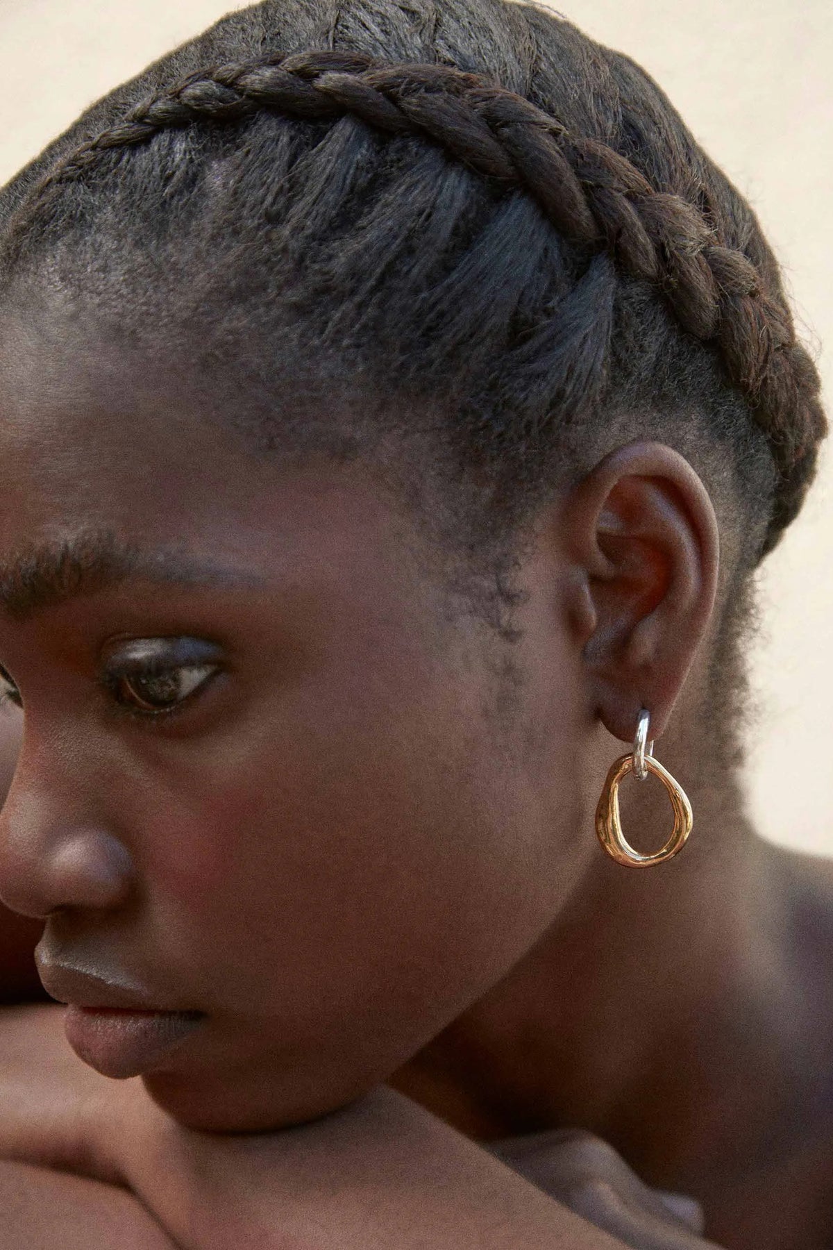 SS24 Shyla Meridien Silver & Gold Earrings - The Mercantile London