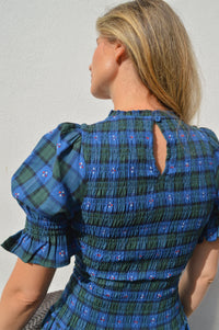 Steele Elka Forest Check Dress