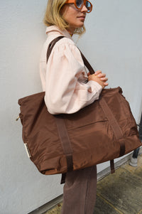 AY Studios East-To-West Dark Brown Bag - The Mercantile London
