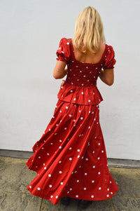 Steele Maja Ruby Polka Skirt