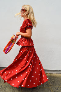 Steele Maja Ruby Polka Skirt