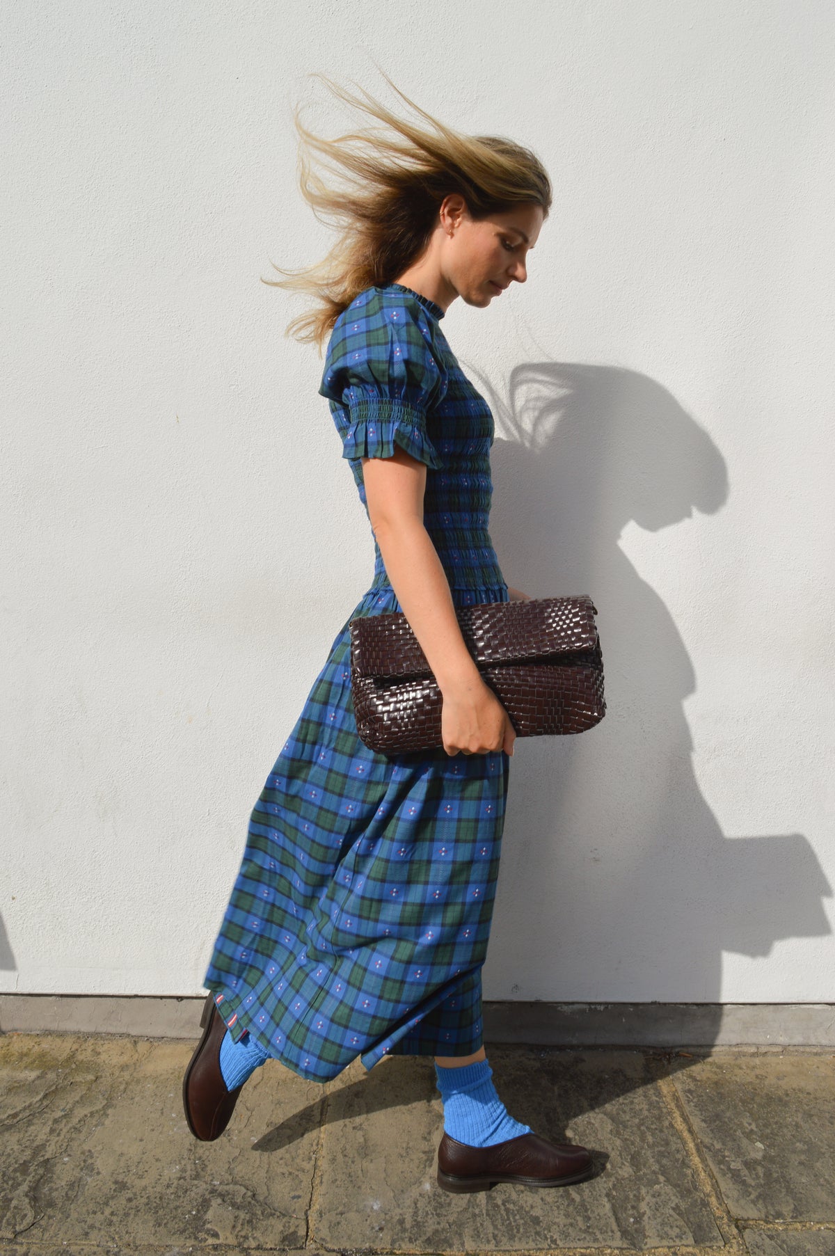 Steele Elka Forest Check Dress