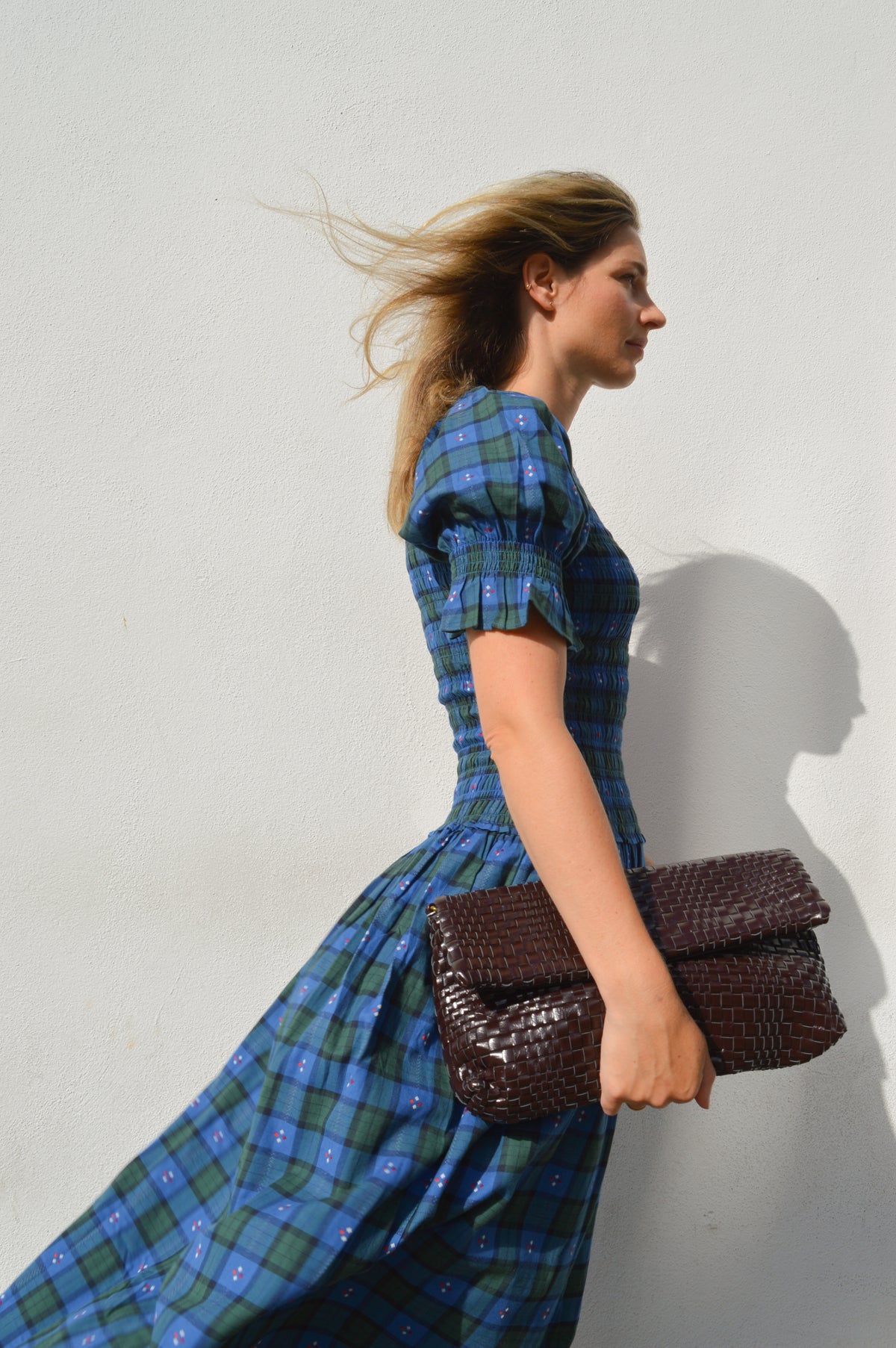 Steele Elka Forest Check Dress