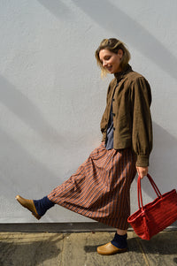 Second Female Zonie Black Olive Suede Jacket